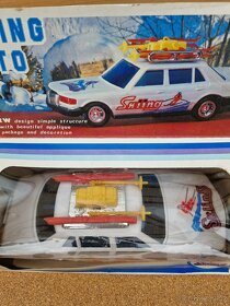 Retro model auta na setrvačník Mercedes SKING AUTO PF 130 (v - 2