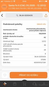 Hyundai Santa fe 2 - kloub hnací hřídele - 2
