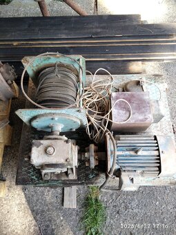 Stavební vrátek, naviják - 380V - 2
