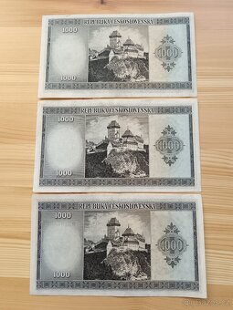 1000kčs bez data (1945) Jiří z Poděbrad Neperforovaná - 2