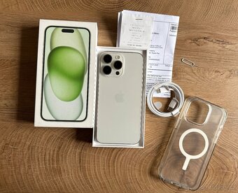 Apple iPhone 15 PRO MAX 256gb silver, komplet - 2