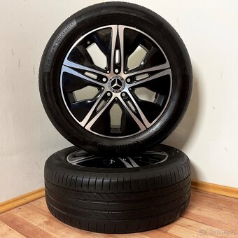MERCEDES C W205 5x112 R17 ET48.5+LETNÍ 225/50R17 - 2
