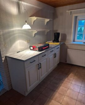 Krásná venkovská 2dílná kuchyně se spotřebiči,5798 - 2