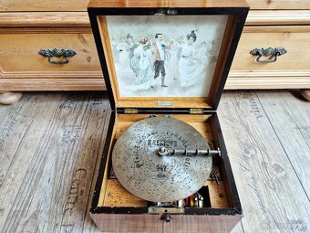 Starožitný hrací stroj Kalliope Musikwerke AG, 1898 - 2