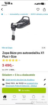 Zopa Báze pro autosedačku (vajíčko) - 2