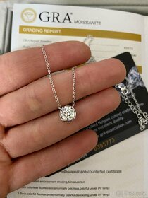 diamantový prsten náušnice náhrdelník šperky moissanite - 2