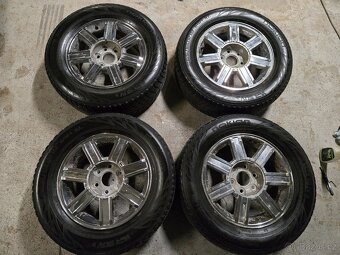 Hliníkova kola 6x139.7 + zimni pneu 265/60r18 - 2