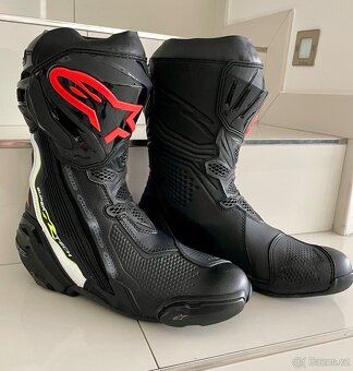 boty ALPINESTARS SUPERTECH R BK WH RDFL YEFL vel.44 - 2