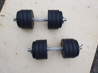 Nakládací činky 2x11kg - NOVÉ - 2