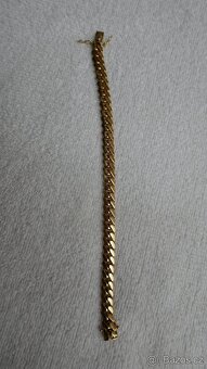 ZLATÝ NÁRAMEK PLNÝ 34G//19.5CM//8MM//14 KARÁTŮ 585 - 2