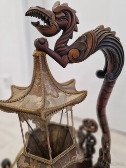 Lampa dřevěná - 2