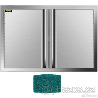 Nerezová gastro dvířka 78x61 cm - 2