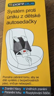 5 point plus proti úniku z autosedačky do 2,5 let - 2