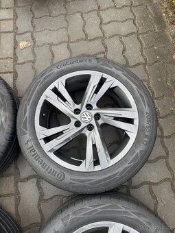 ORIGINÁL Alu Volkswagen Valencia R17, 5x100 - TOP STAV - 2