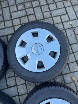 ORIGINÁL disky Škoda, Volkswagen 5x100, R15- ZIMNÍ - 2
