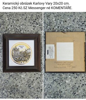 Staré obrazy a obrázky a plastiky.Ceny a rozměry viz fota. - 2