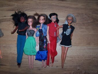 Barbie, Ken, retro s příslušenstvím- 80léta - 2
