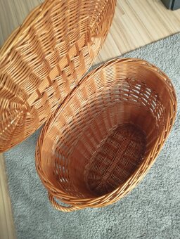 proutěný set skříň, židle, koš na prádlo - 2