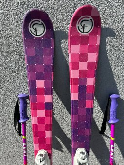 Dětské lyže 130cm + hůlky - 2