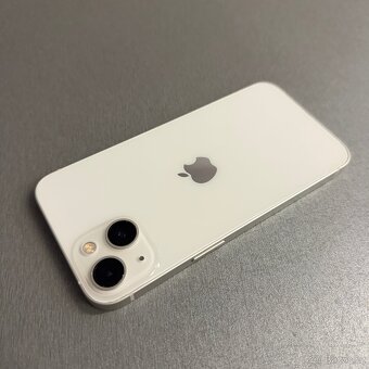 iPhone 13 256GB bílý, 100% baterie, 12 měsíců záruka - 2