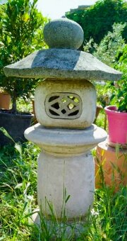 Zahradni dekorace japonske lampy beton i jednotlive - 2