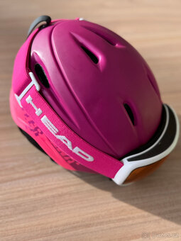 Dětská lyžařská přilba Relax + lyžařské brýle HEAD- komplet - 2