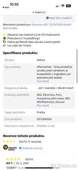 Tesneni dveri pracka  AEG - nahradni dil - 2