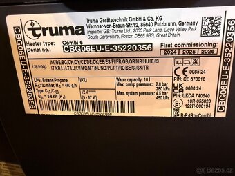 Topení Truma Combi 6 plynové - 2