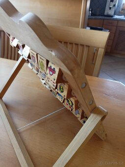 Dřevěné počítadlo s abecedou - 2