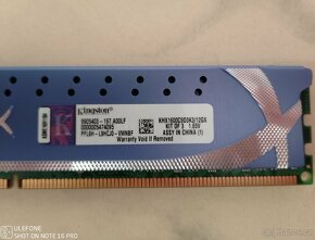 Kingston HyperX 4GB 1600MHz DDR3 - 2