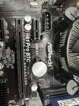 ASROCK H81 PRO BTC + Celeron G1840 + 4GB DDR3 - 2