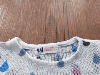 Dívčí svetřík/ svetr vel. 110/116, zn. H&M - 2