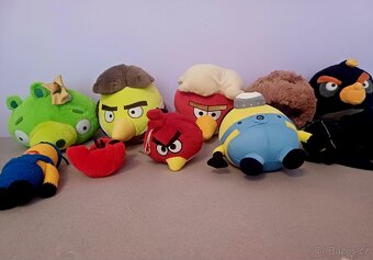 Plyšáci Angry birds a další - 2