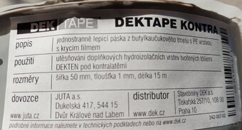Páska Dektape Pro a Dektape Kontra - 2