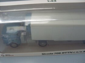 Model ŠKODA LIAZ 706 RTTN + návěs ALKA 1:43 - 2
