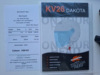 🛵 PRODÁM MOTO HELMU KAPPA KV26 DAKOTA – JAKO NOVÁ 🛵 - 2
