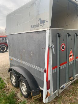 Prodám přepravník na dva koně humbaur rapid pd - 2