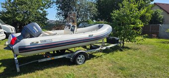 Prodám motorový člun Yamaha YAM 480R s vlekem - rezervace - 2