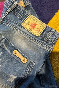 DOLCE GABBANA W 31 L 34 PÁNSKÉ KRÁSNÉ DŽÍNY - 2