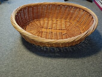 Proutěný pelíšek pro psa - 2