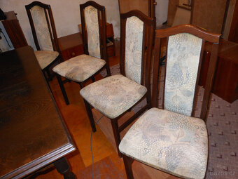 Prodám jídelní židle a rozkládací jídelní stůl - 2