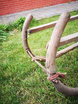 staré dřevěné sáně - 2