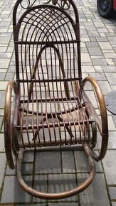 Ratanové houpací křeslo - 2