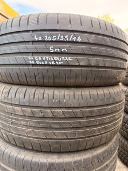 4x letní pneu r16 205/55/16 - 2