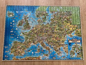 Dětská nástěnná mapa Evropy - 2