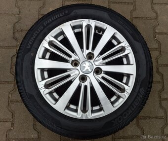 Alu kola originál Peugeot 208 4x108 R16 KRÁSNA SADA - 2