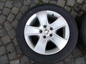 alu kola skoda octavia 2,205/55/16,nove pneu - 2