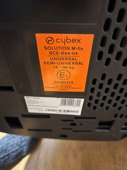 Cybex Solution M fix 15 - 36kg - 2