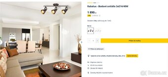 Stropní světlo Rabalux včetně led žárovek - 2