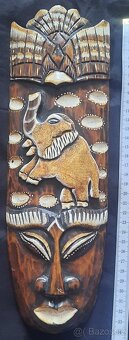 Africká maska dekorace - 2